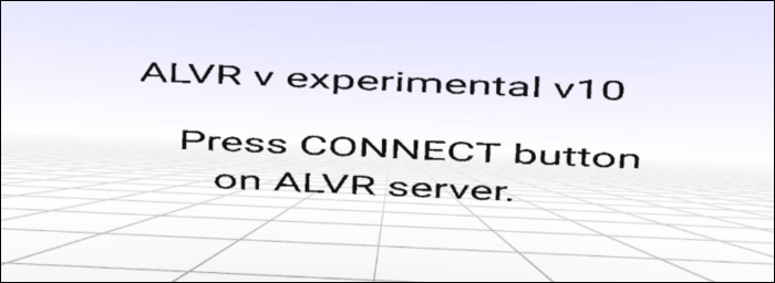 The Press Connect Button on ALVR Server prompt. 