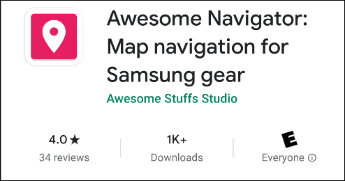 The Awesome Navigator app in the Play store.