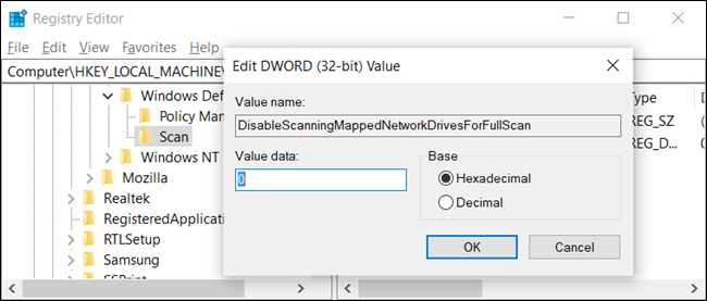 Double-click the DWORD and set the Value data to 0.