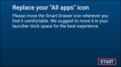 replace app drawer