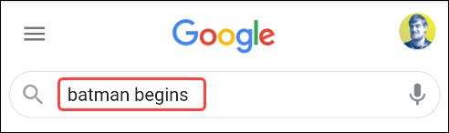 Type a title in Google Search.