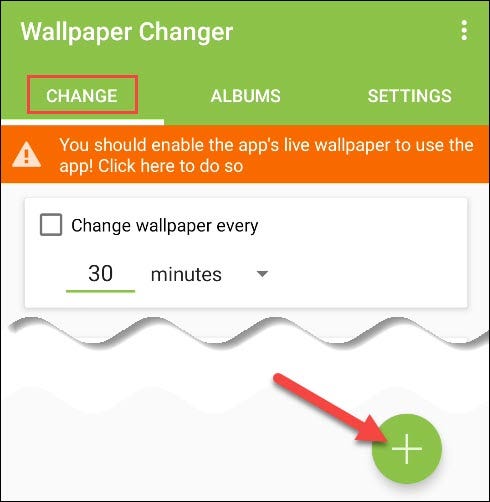 Tap the plus sign (+).