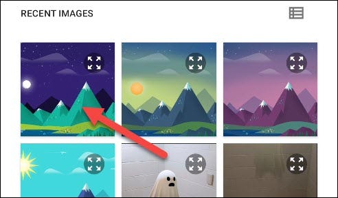 Select the images you want to add.