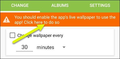 Tap the orange message.