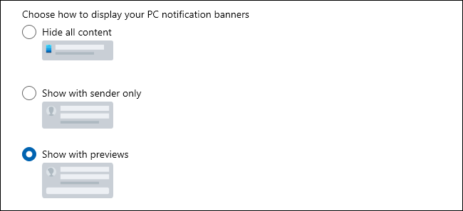 banner view options