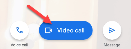 tap the video call button