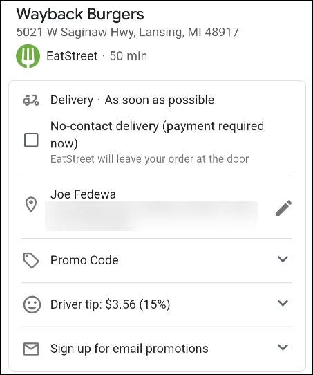 make adjustments on order payments