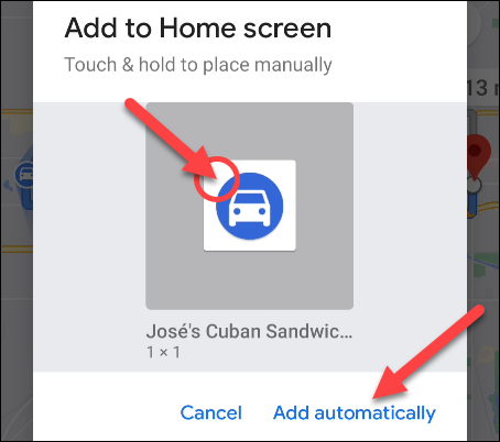 add shortcut to home screen