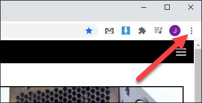 click the menu icon