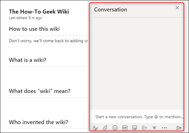 The chat window.