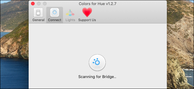 Scanning for Bridge in Colors for Hue.