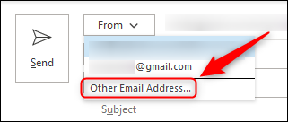 The Other Email Address option.
