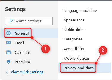 The Privacy and data option