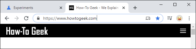 Chrome showing full URLs