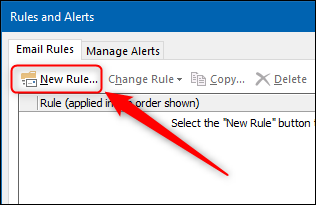 The New Rule button.