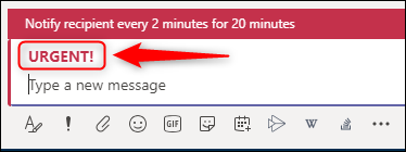 A new message with the URGENT! header.