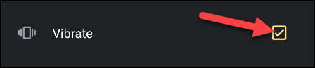 Select the Vibrate checkbox if you want your phone to vibrate with the alarm.