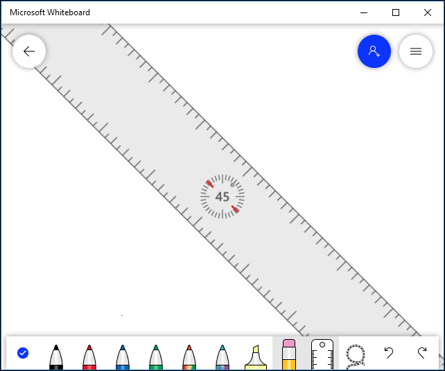 The Ruler tool.