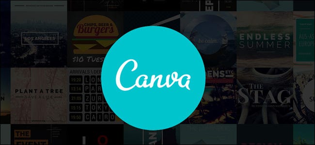Canva Logo with Images Background