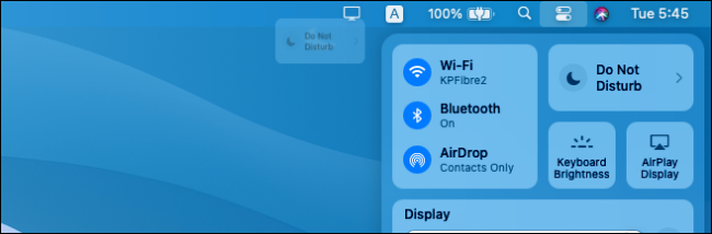 Adding shortcuts from the macOS Control Center to the menu bar.