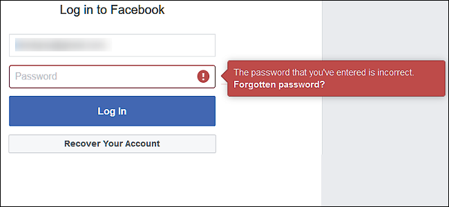 Facebook - Как восстановить забытый пароль