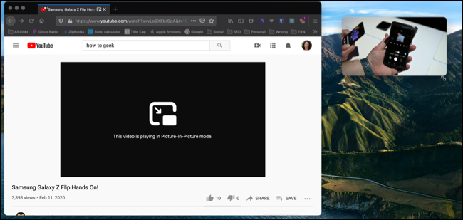 Firefox Picture-in-Picture Mode