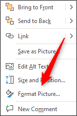 Click Format Picture.