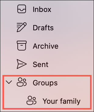 Expand Groups in the sidebar