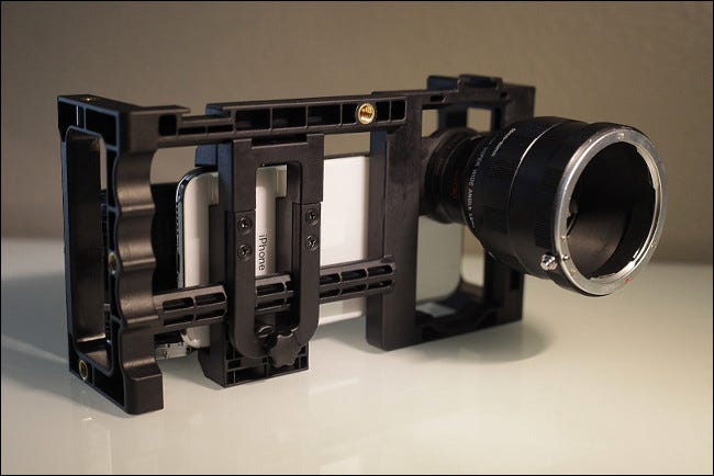 An EnCinema SLR Lens Adapter Kit Mk 2.