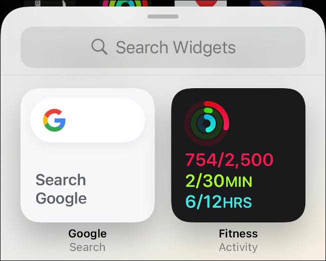 Add Activity Widget to iPhone