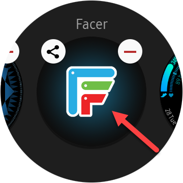 Select Facer.