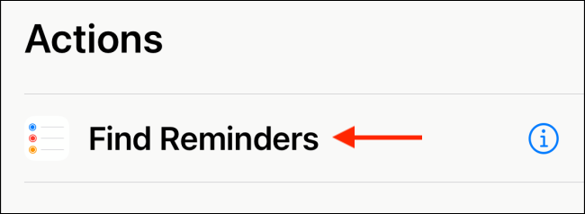 Tap Find Reminders.