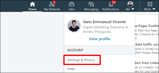 Linkedin Privacy Settings