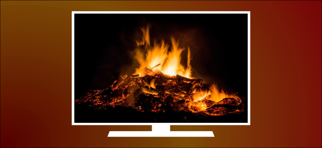 TV fireplace