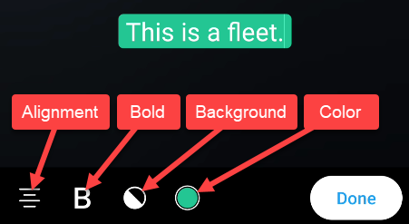 text fleet options