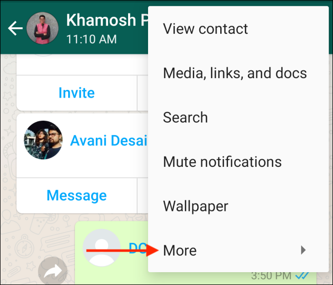 Whatsapp import chat