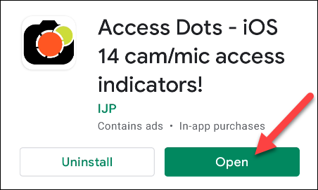 access dots in the plays tore