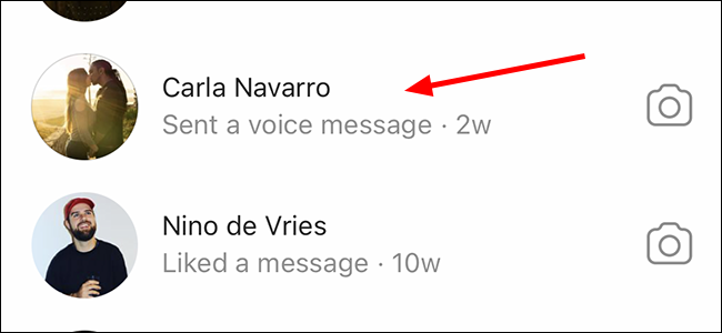 voice message