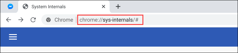 chromebook system internals URL