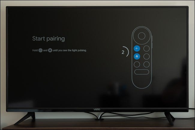 Pair your remote with Chromecast with Google TV