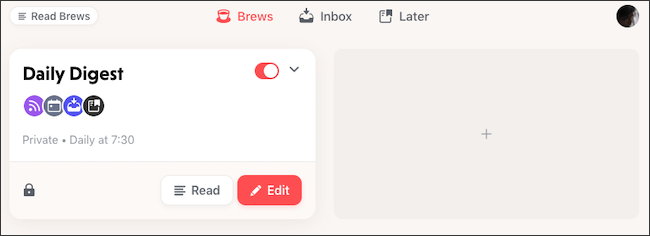 Create multiple personalized newsletter on Mailbrew