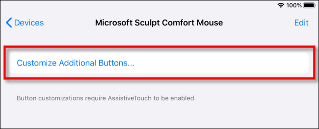 Tap Customize Additional Buttons.