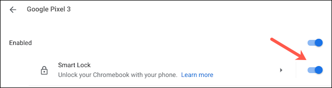 Enable Smart Lock on Chromebook