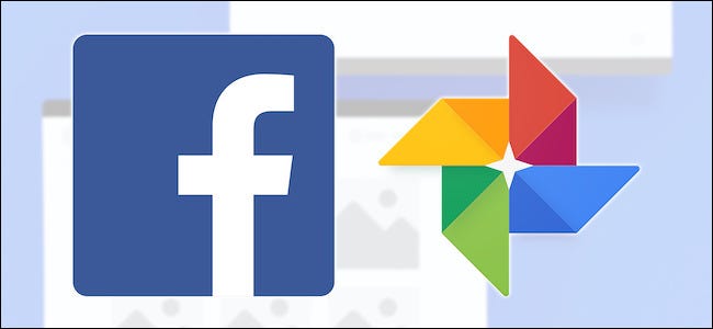 Facebook and Google Photos logos