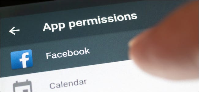 Facebook app permissions on Android