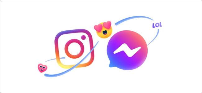 facebook messenger instagram logos