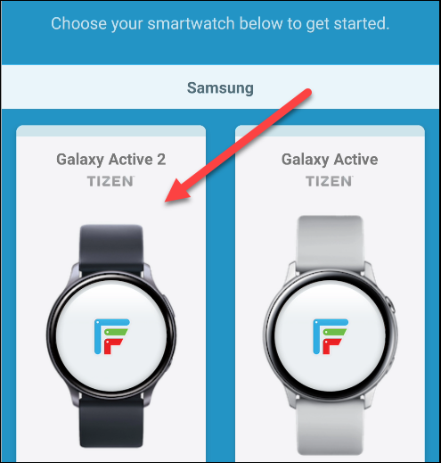 Select your watch.