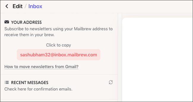 Forward newsletters to Mailbrew