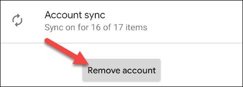 tap remove account