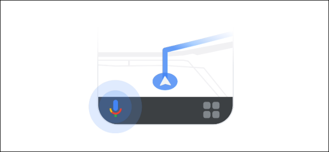 google assistant driving logo